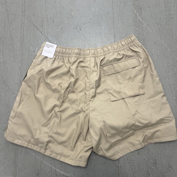 Nike Men's Sportswear Woven Flow Athletic Shorts Tan And Black Large FJ1653-247 - Picture 6 of 7